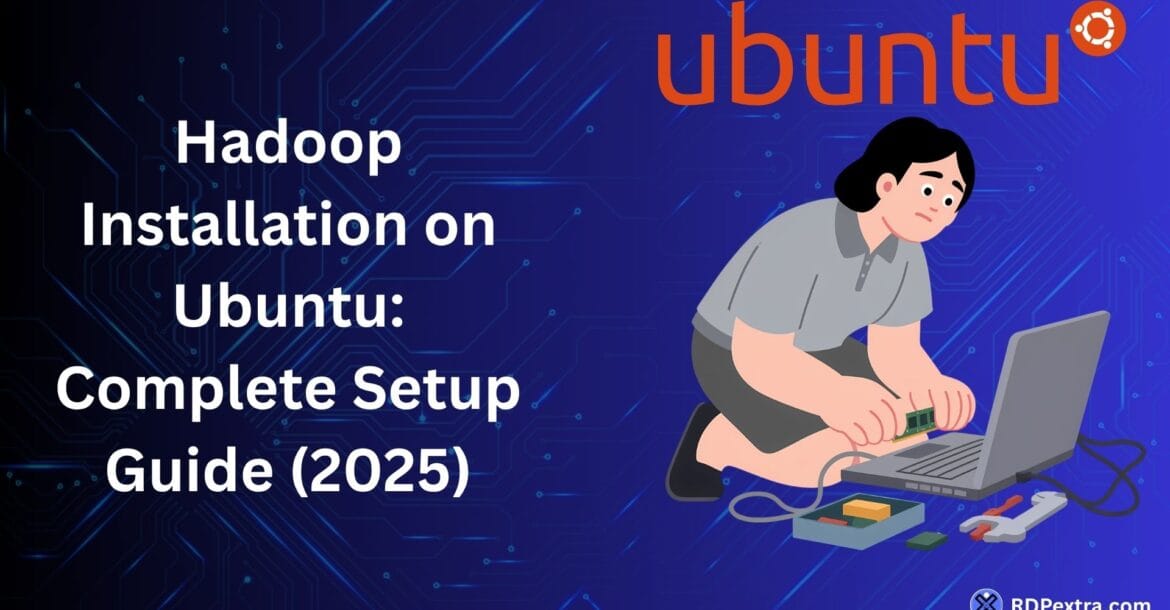 Hadoop installation on Ubuntu complete setup guide showing system configuration and development environment