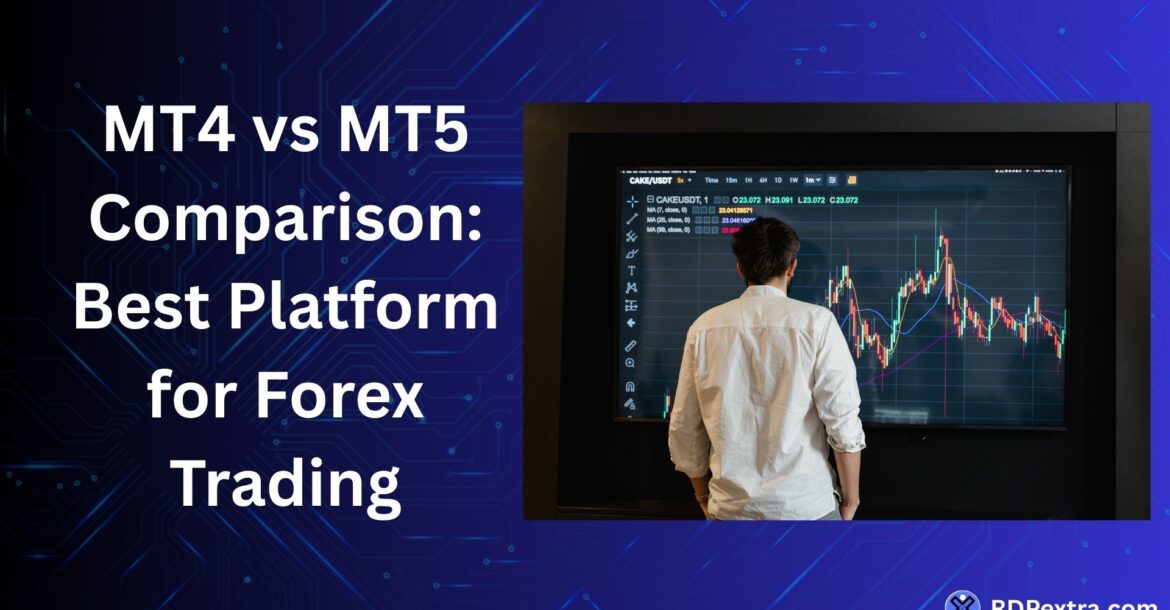 MT4 vs MT5 comparison showing best MetaTrader platform for forex trading