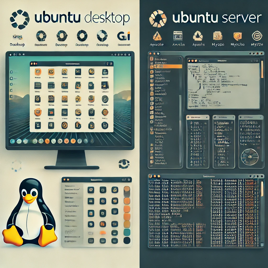 Linux server vs desktop