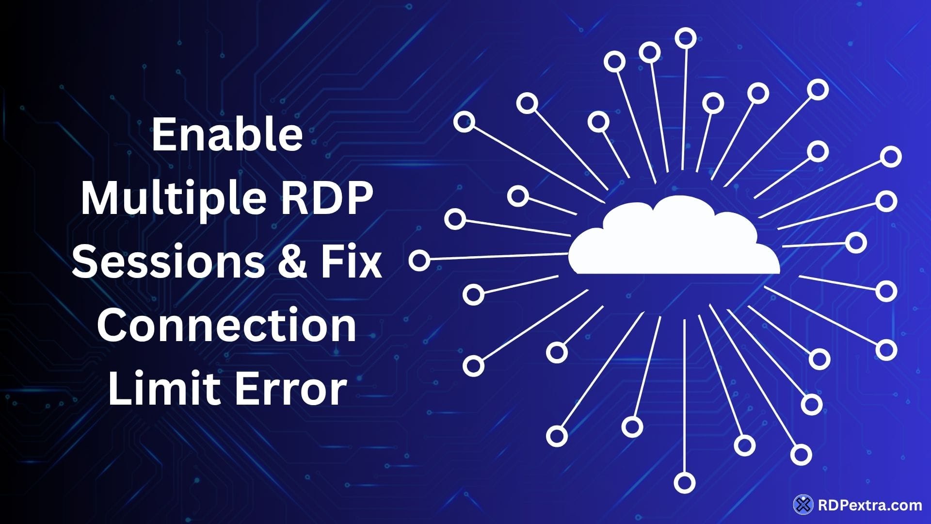 Enable multiple RDP sessions on Windows by fixing the Remote Desktop connection limit error with Group Policy and RDS configuration.
