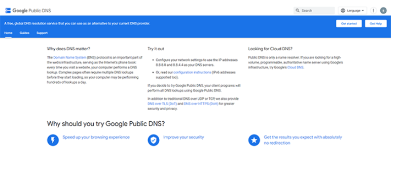 google dns