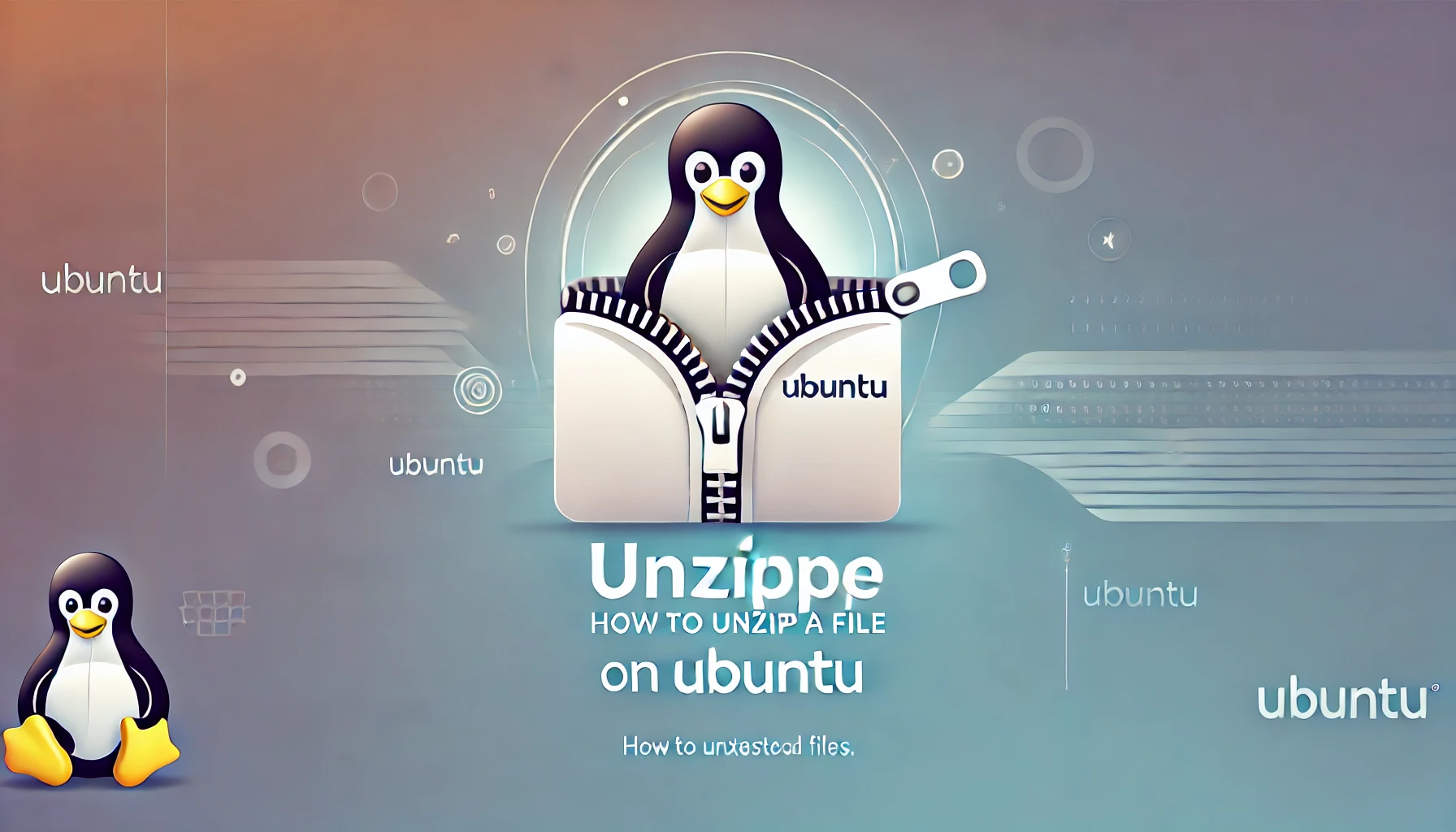 linux unarchive zip