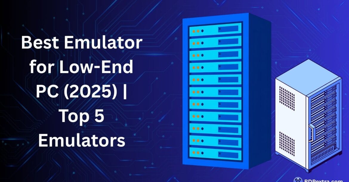 Comparison of the best lightweight Android emulators for low-end PCs, including LDPlayer 9 Lite, NoxPlayer, and MEmu Play Lite with optimization tips.