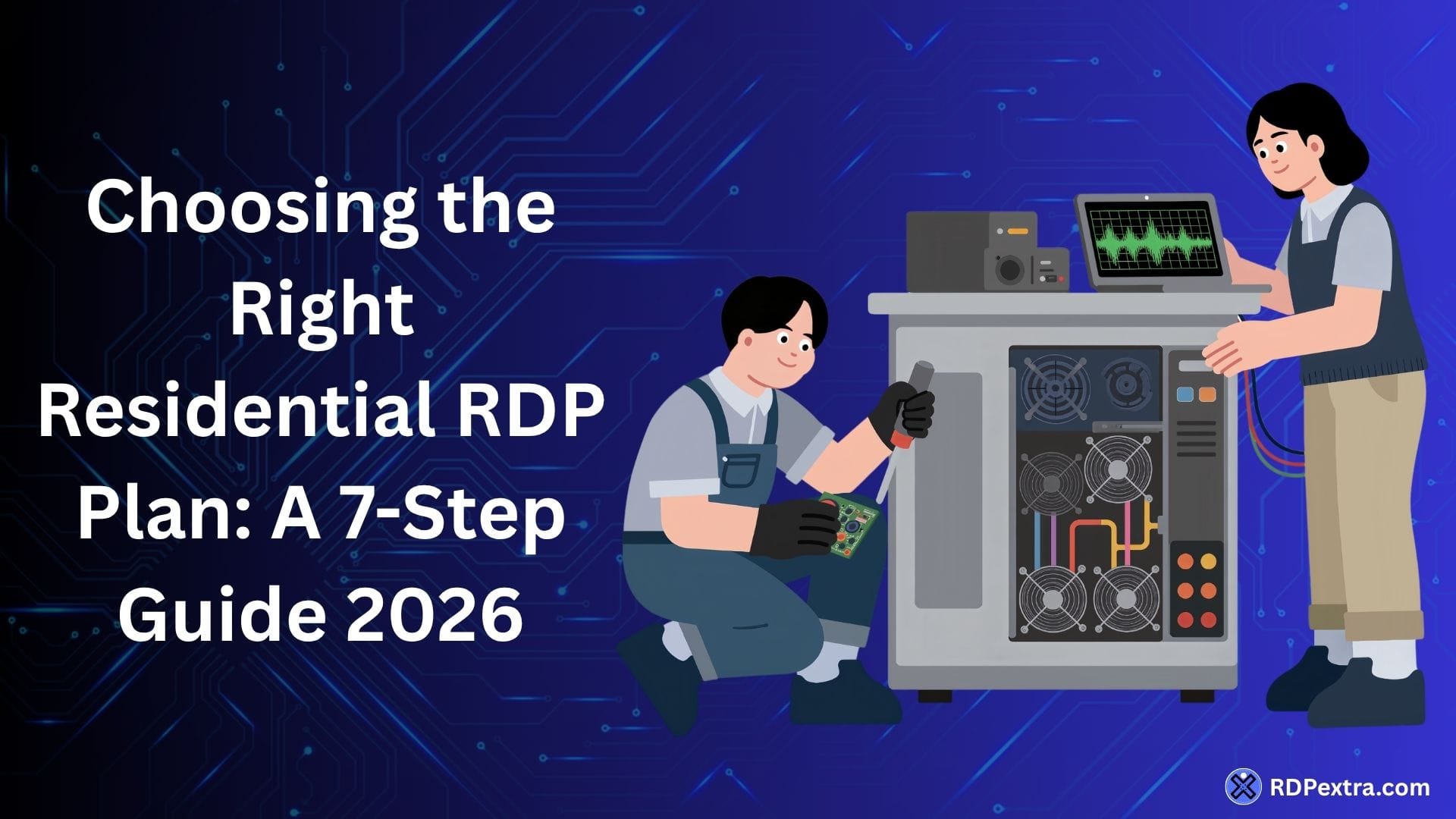 Choosing the right Residential RDP plan with a 7-step guide for selecting the best Residential RDP in 2026.
