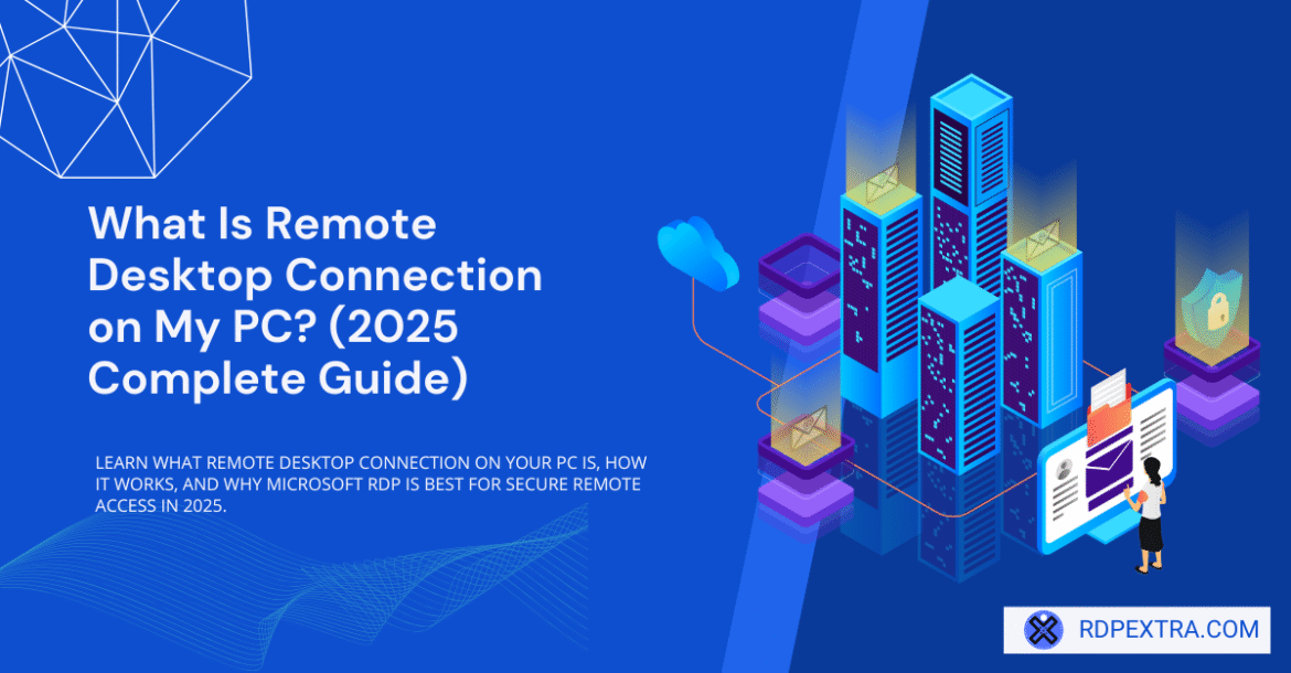 Remote Desktop Connection interface on Windows PC showing Microsoft RDP login screen