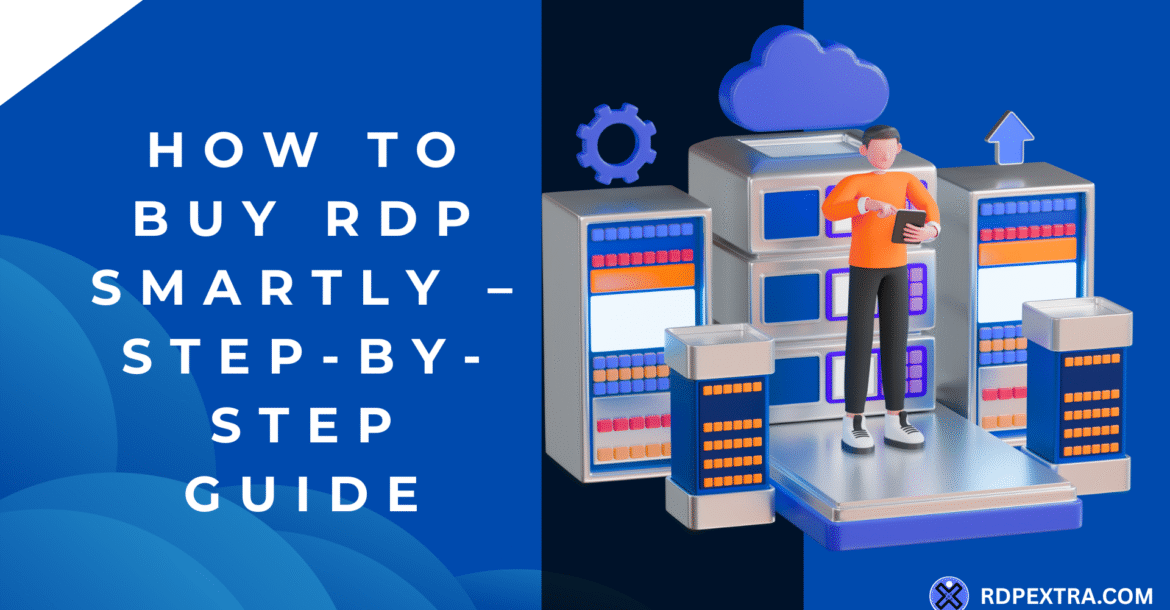 Illustration showing how RDP connects a user’s computer to a remote server securely.