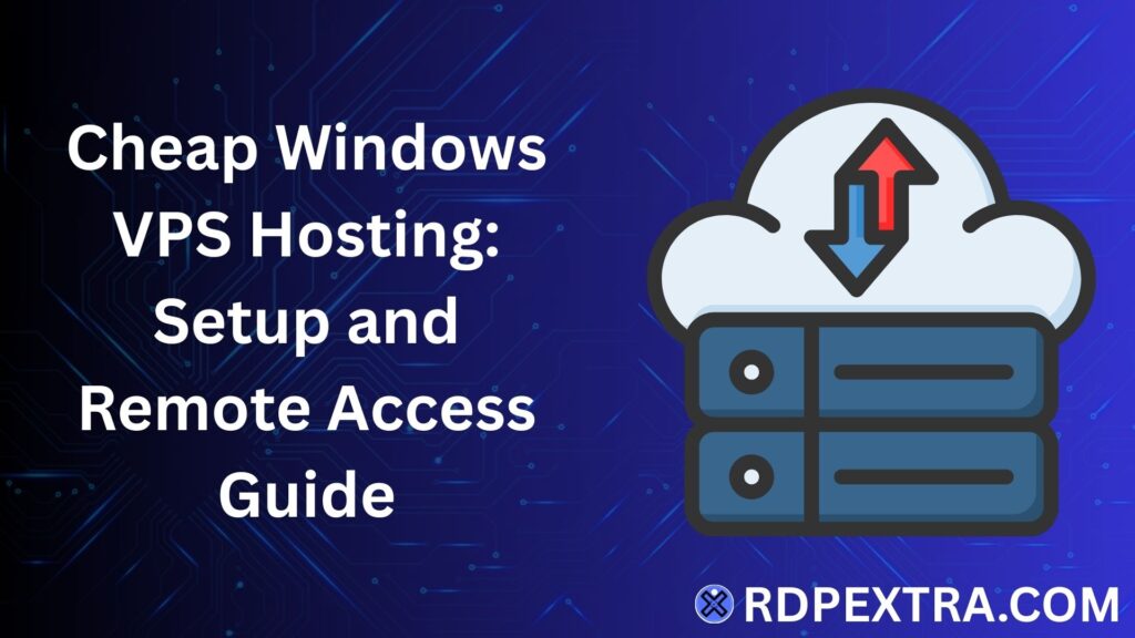 Windows VPS remote desktop setup on Windows 10
