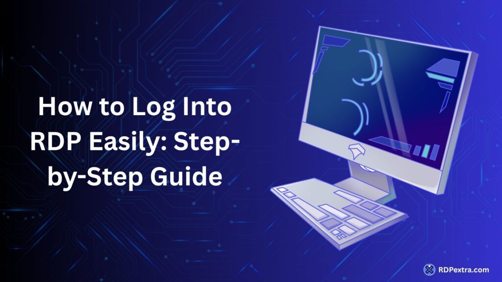 How to log into RDP easily step-by-step guide with remote desktop screen illustration